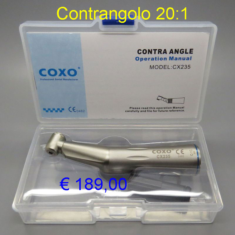 Contrangolo per Implantologia riduzione 20:1