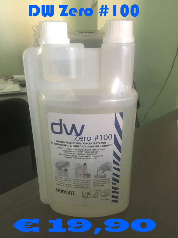 DW Zero #100 Liquido disinfettante e detergente per strumenti