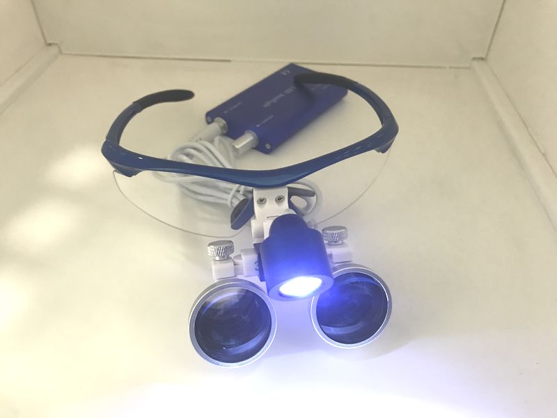 Occhiali Ingrandenti Galileiani 3,5X con illuminazione led